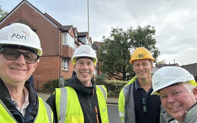 Apartments – all for social rent – near completion by the Railway Station