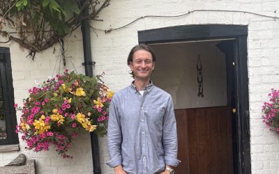 New(ish) landlord of Elsted’s legendary “Three Horseshoes” tells us about his visions for the pub