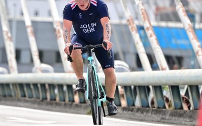 Picture of Matt Jolin on his bike at the competition